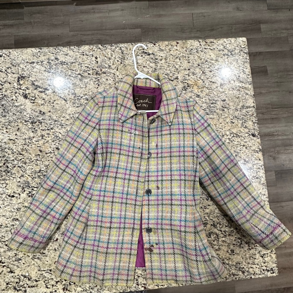 Coach medium wool jacket